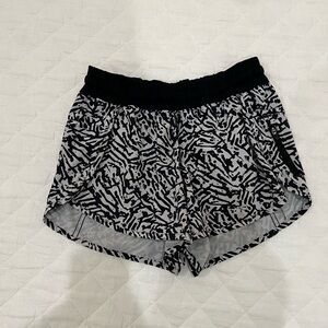 Lululemon Athletica Black and Gray Athletic Shorts